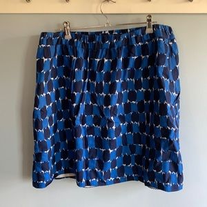 Lined skirt Boden elastic waist like new!